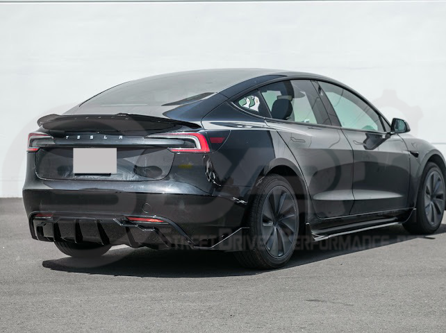 2024-UP TESLA MODEL 3 TRACK STYLE REAR TRUNK WING SPOILER
