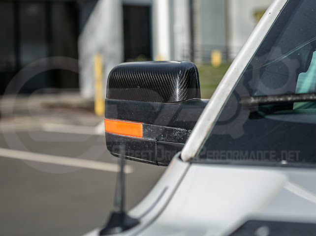 2009-2014 Ford F-150 Raptor SVT | Factory Style Carbon Fiber Mirror Covers Replacement