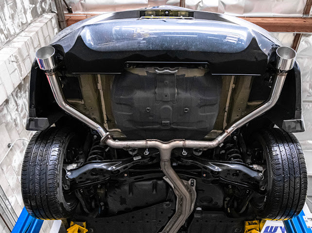 2022+ HONDA CIVC 1.5T & 2023+ ACURA INTEGRA 1.5T | MUFFLER DELETE AXLE BACK EXHAUST KIT (CHROME TIPS OR BURNT BLUE TIPS)