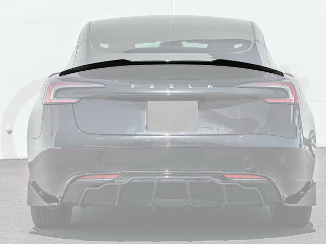 2024-UP TESLA MODEL 3 TRACK STYLE REAR TRUNK WING SPOILER