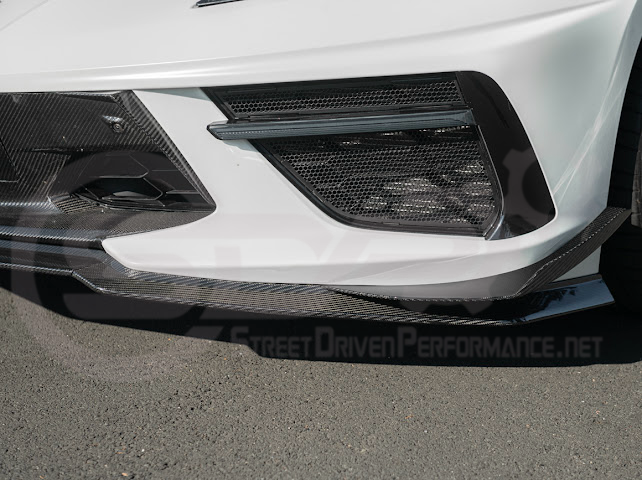 2020+ CORVETTE C8 STINGRAY & Z51 | Z06 Z07 PERFORMANCE FRONT LIP SPLITTER & CANARDS GROUND EFFECTS