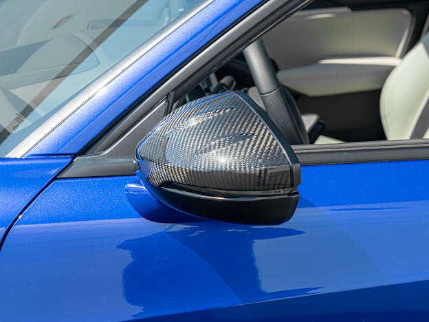 2023+ Acura Integra & 2022+ Honda Civic | JDM Mugen Style CARBON FIBER Side Mirror Covers Cap Replacement Clip-On (Pair)