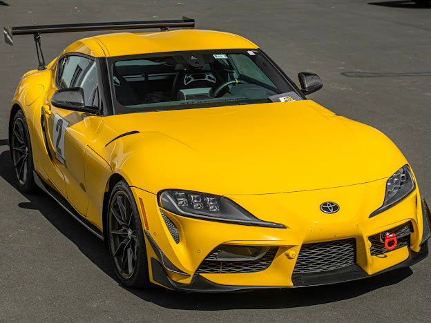 2020-Up Toyota GR Supra A90 A91 | SDP Performance Style CARBON FIBER Front Bumper Canard Splitter (Pair)