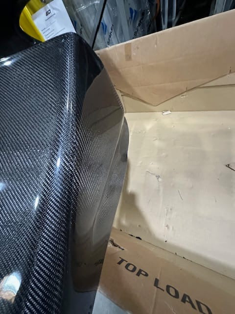 *BLEMISHED/DISCOUNTED*2005-2013 Chevrolet Corvette C6 Carbon Creations ZR2 Front Fenders - 2 Piece