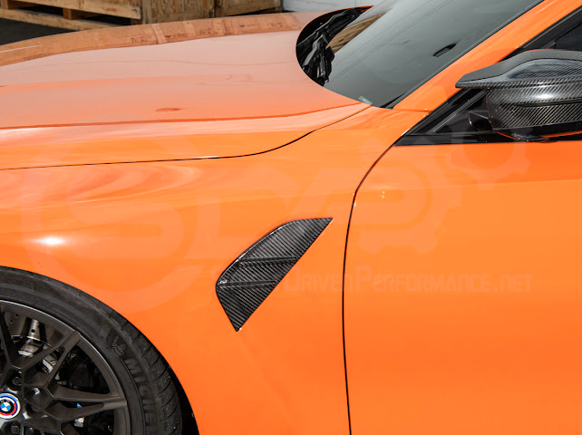 2021-UP BMW G80 M3 | FACTORY REPLACEMENT CARBON FIBER SIDE FENDER VENT COVERS REPLACEMENT PAIR