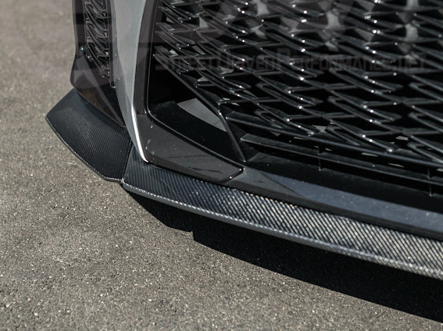 2021-UP LEXUS IS300, IS350, IS500 | JDM NOVEL STYLE CARBON FIBER FRONT BUMPER LIP SPLITTER GROUND EFFECTS
