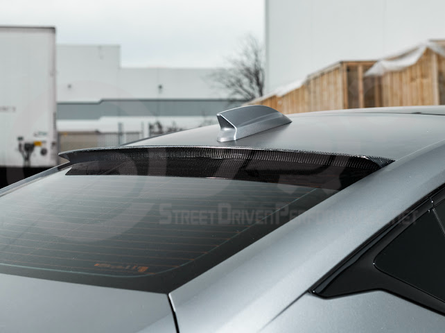 2020-Present Cadillac CT5 / CT5-V / CT5-V Blackwing | SDP Performance Style CARBON FIBER Rear Window Top Roof Spoiler Wing