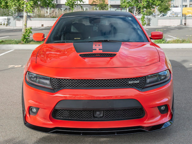 2015-UP DODGE CHARGER SRT PERFORMANCE FRONT SPLITTER (4pc)