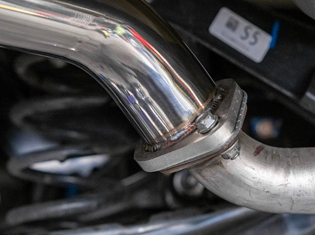 2022+ HONDA CIVC 1.5T & 2023+ ACURA INTEGRA 1.5T | MUFFLER DELETE AXLE BACK EXHAUST KIT (CHROME TIPS OR BURNT BLUE TIPS)