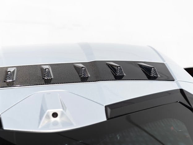 2020+ CHEVROLET CORVETTE C8 COUPE | CARBON FIBER REAR ROOF WING SPOILER VORTEX GENERATORS