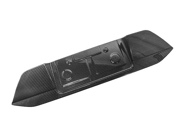 2024-UP MUSTANG S650 | CARBON FIBER LICENSE PLATE FRAME BACKING