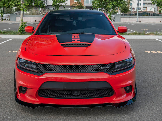 2015-UP DODGE CHARGER SRT TRACK PACKAGE FRONT SPLITTER (3pc)