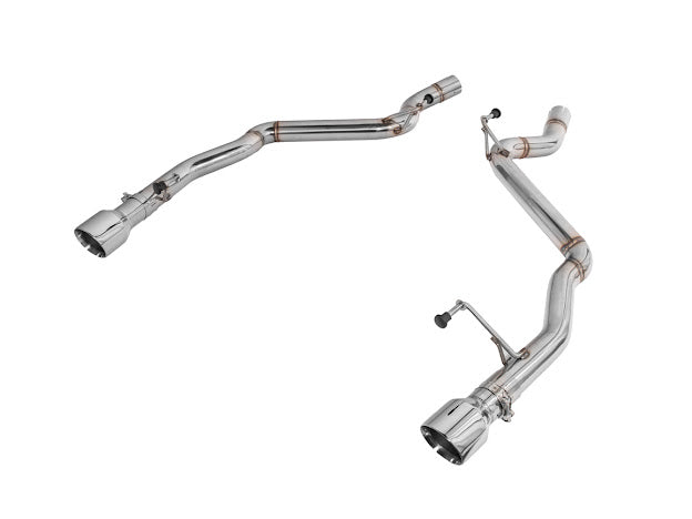 2024-Up Ford Mustang S650 | Muffler Delete Axle Back 3.5'' Dual Tips Exhaust