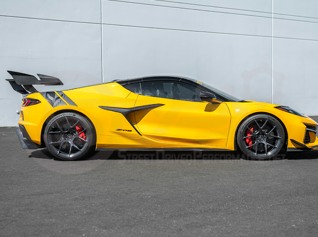 2023-UP CHEVROLET CORVETTE C8 Z06 & E-RAY | SDP PERFORMANCE TRACK STYLE CARBON FIBER SIDE SKIRTS ROCKER PANEL GROUND EFFECTS