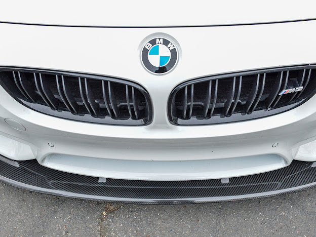 2015-2020 BMW F80 M3 & F82 / F83 M4 | SDP PERFORMANCE STYLE CARBON FIBER Front Bumper Lower Lip Splitter Ground Effects