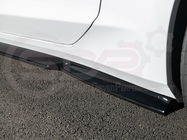 2016-2024 Camaro SS & 2019-2024 Chevrolet Camaro LT / LS / RS Models | SDP T6 Style GLOSSY BLACK Front Lip Splitter Side End Cap & Side Skirts Aero Kit