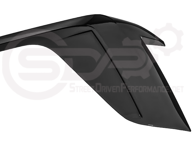 2020-Up Cadillac CT4 | SMOKE TINTED Rear Tail Light Trim Bezel Cover Pair