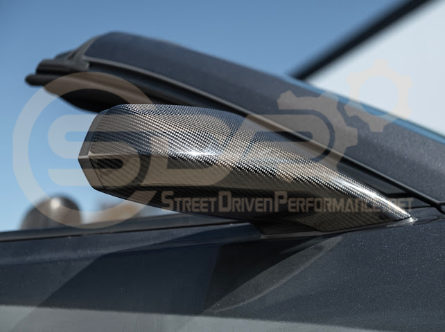 2010-2015 CHEVROLET CAMARO CARBON FIBER MIRROR COVER CAP PAIR