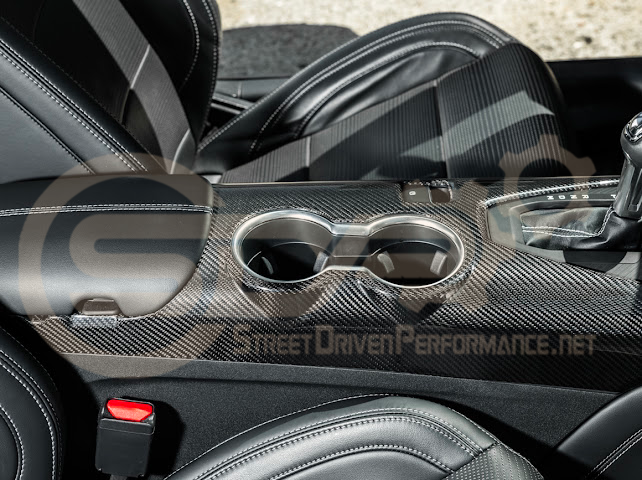 2024-UP FORD MUSTANG S650 | CARBON FIBER  ALL INCLUSIVE CENTER CONSOLE COVER