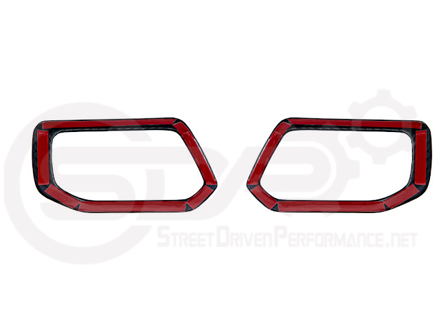 2021-UP FORD BRONCO CARBON FIBER REAR DOOR HANDLE TRIM COVER