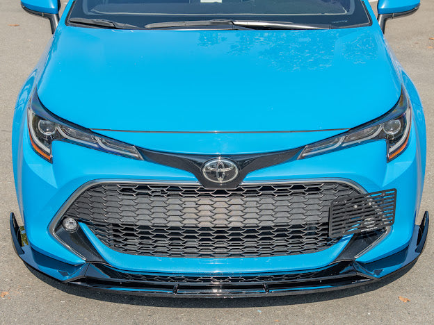 2019-UP TOYOTA COROLLA HATCHBACK | JDM PERFORMANCE PACKAGE FRONT SPLITTER LIP GROUND EFFECTS