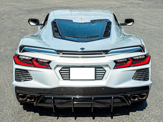 2020+ CORVETTE C8 Z51 REAR LOWER DIFFUSER FINS *ADD-ON*