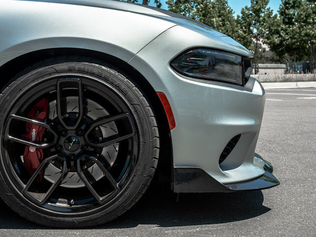 2015-UP DODGE CHARGER SRT TRACK PACKAGE FRONT SPLITTER (3pc)