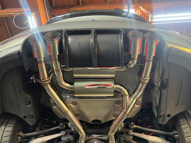 2015-2020 BMW F80 M3 F82 / F83 M4 | 2.5" PIPING W/ 3.5 " QUAD TIPS AXLE BACK EXHAUST