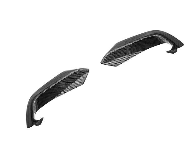 2024-UP FORD MUSTANG ECOBOOST | CARBON FIBER FRONT LOWER SIDE GRILLE INSERTS PAIR