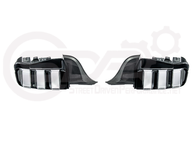 2024-Up Ford Mustang S650 | EURO Style Sequential Signal LED Clear Lenses Rear Taillights Pair