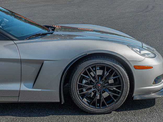 2005-2013 CHEVROLET CORVETTE C6 BASE FRONT AND REAR SPLASH GUARDS MUD FLAPS