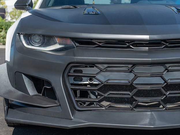 2016-2018 6th Gen Camaro - ZL1 1LE Replacement Front Bumper Cover Grille Lip Canard Pair For Camaro