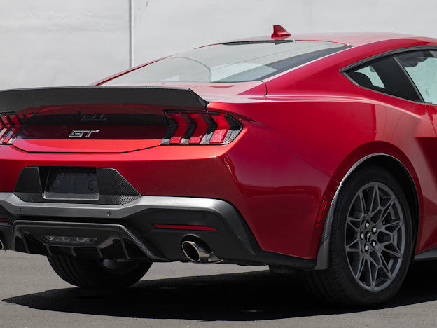 2024-UP FORD MUSTANG S650 | CARBON FIBER REAR TRUNK DUCKTAIL INTEGRATED WING SPOILER MODULE
