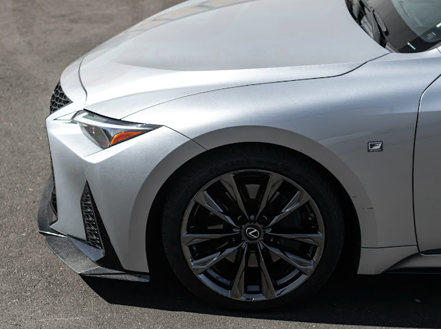 2021-UP LEXUS IS300, IS350, IS500 | JDM NOVEL STYLE CARBON FIBER FRONT BUMPER LIP SPLITTER GROUND EFFECTS