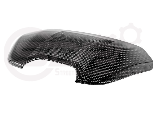 2020-Present Corvette C8 Coupe Models | GM Factory Style CARBON FIBER Interior Console Waterfall Lower Speaker Grille Trim Cover With Corvette Logo