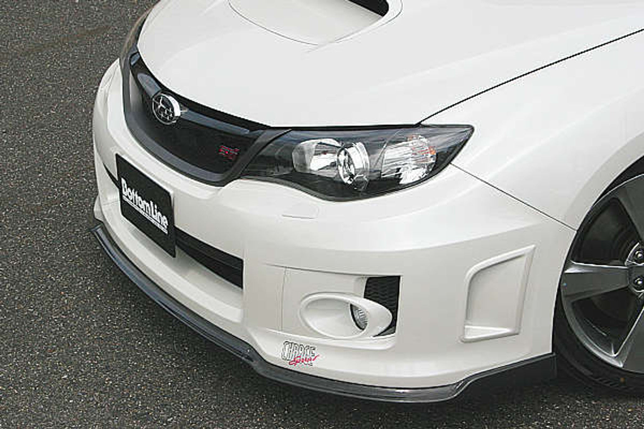 Charge Speed 2011-2014 Subaru WRX STi GR-B Hatchback Kouki BottomLine Type 2 Carbon Full Lip Kit for STi