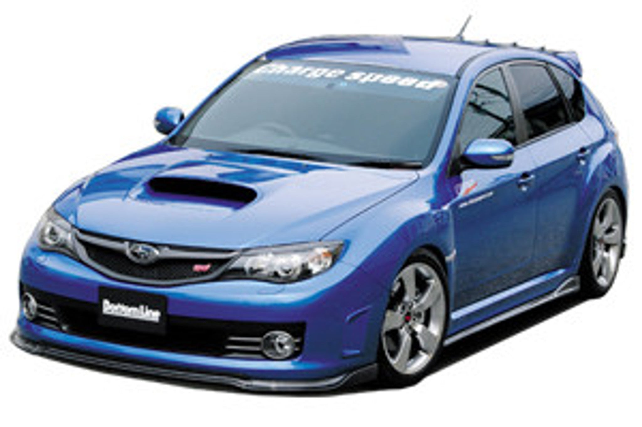 Charge Speed 2008-2014 Subaru WRX STi GR Hatchback/ GV Sedan Bottom Lines Type-2 Carbon Side Skirts