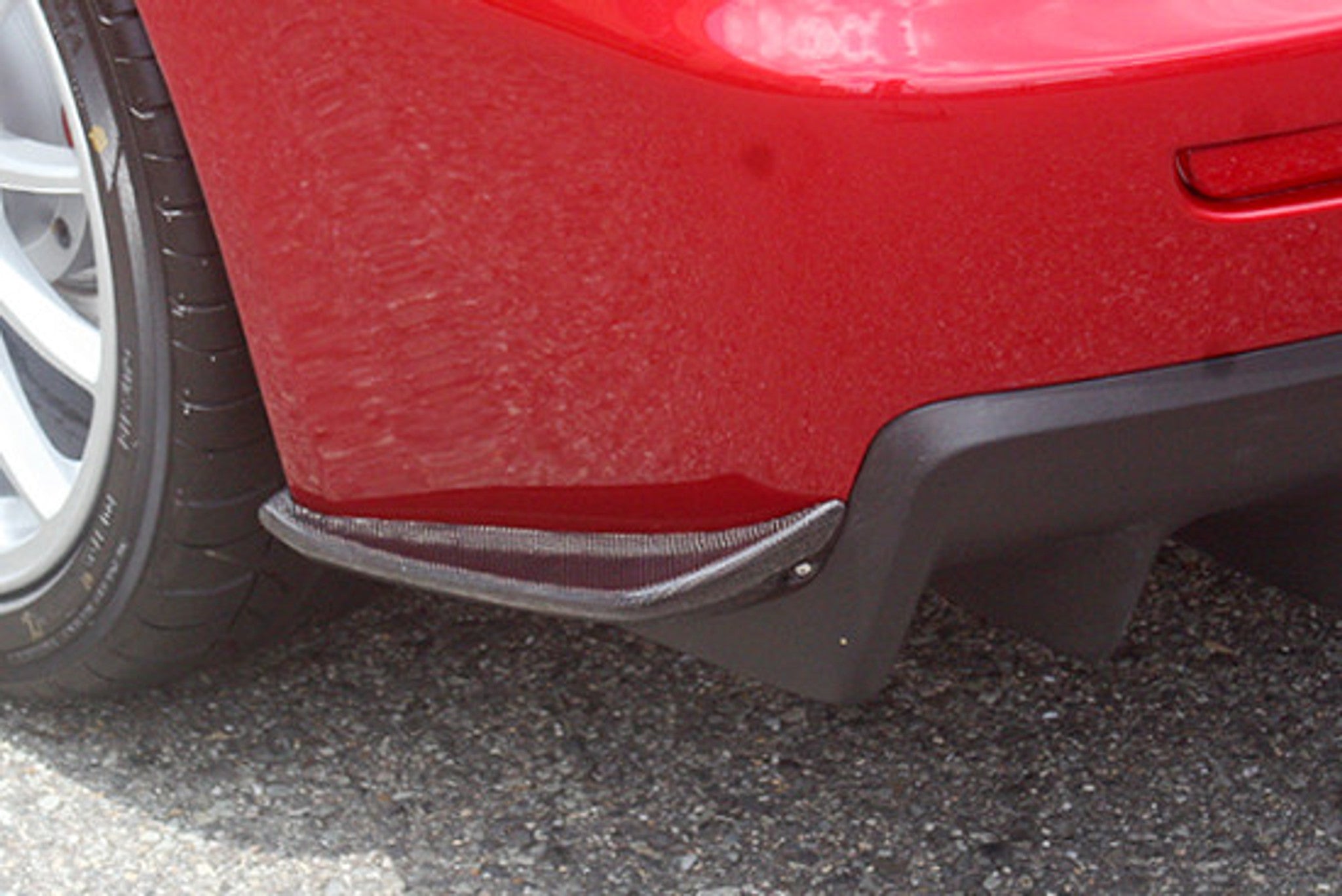 Charge Speed 2008-2017 Mitsubishi Lancer Evo X Bottom Line Rear Caps Carbon