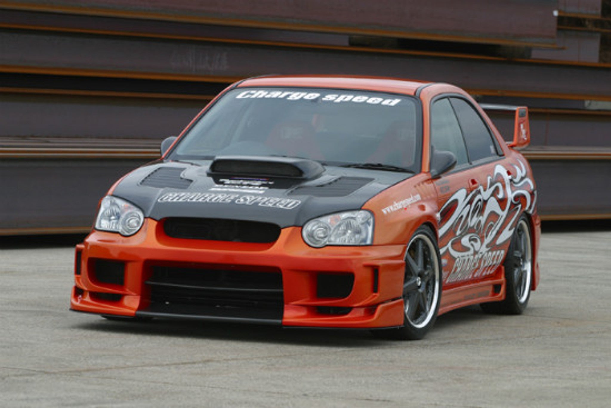 Charge Speed 2004 Subaru Impreza GD-B Peanut Eye Type-2 Full Kit With Straight Carbon Center