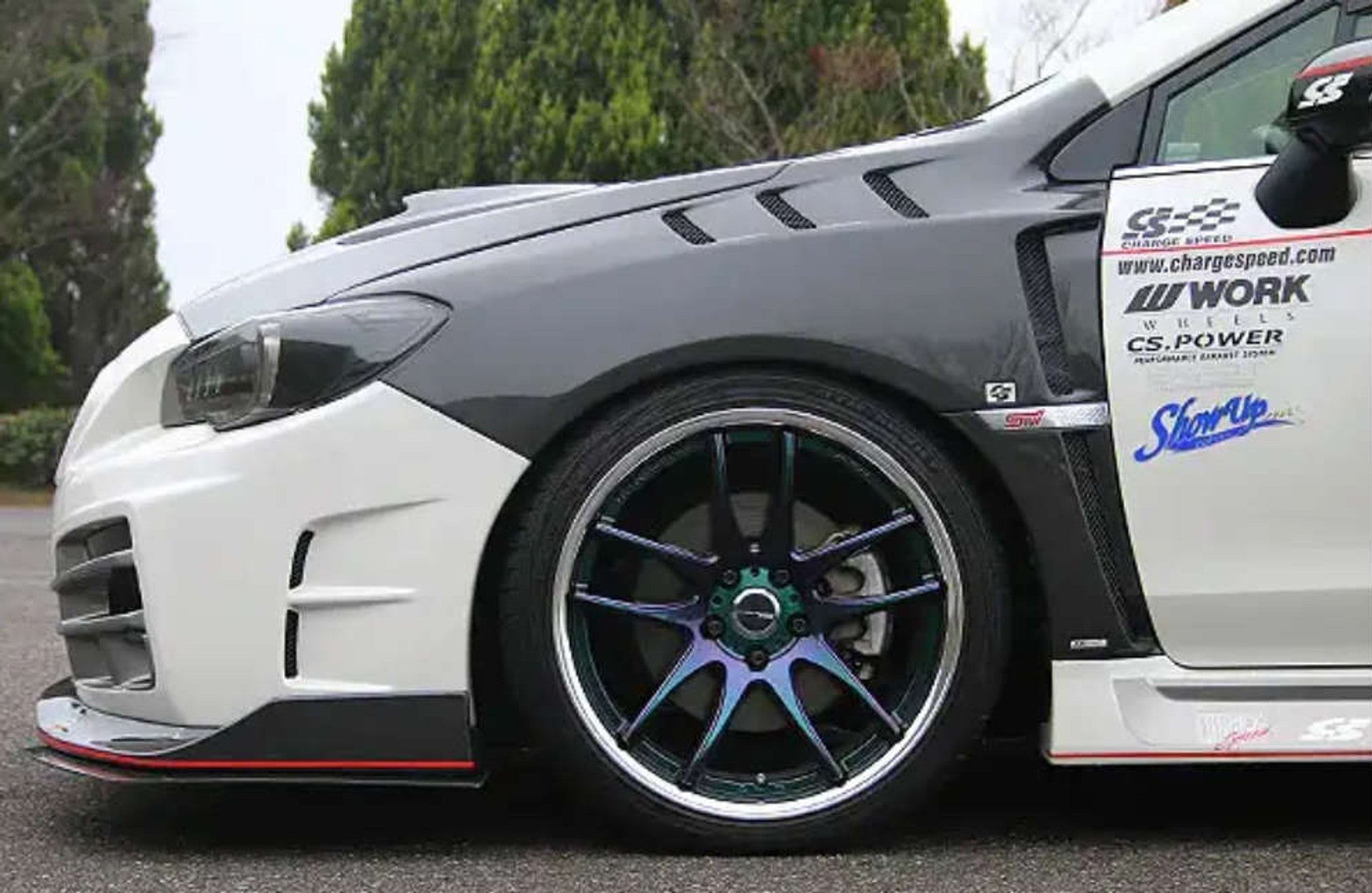 Charge Speed 2015-2021 Subaru WRX/ STi VA S4 Factory Spec Carbon Front Fenders with Vents