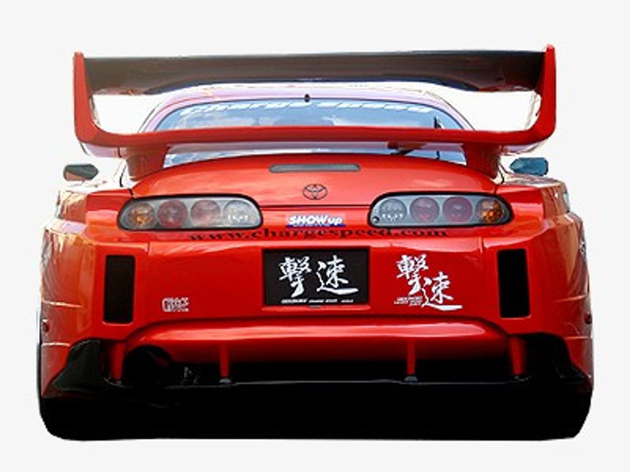 Charge Speed 1993-1998 Toyota Supra JZA-80 Super GT Wing With Carbon Top (Japanese FRP/ CFRP)