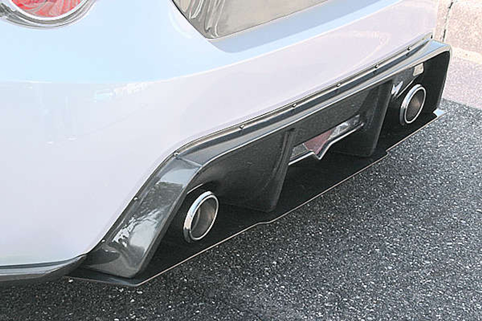 Charge Speed 2013-2020 Scion FRS/ Subaru BRZ All Models Carbon Rear Under Plate Fit ONLY  on Charge Speed Diffuser Cowl on OEM Rear Bumper