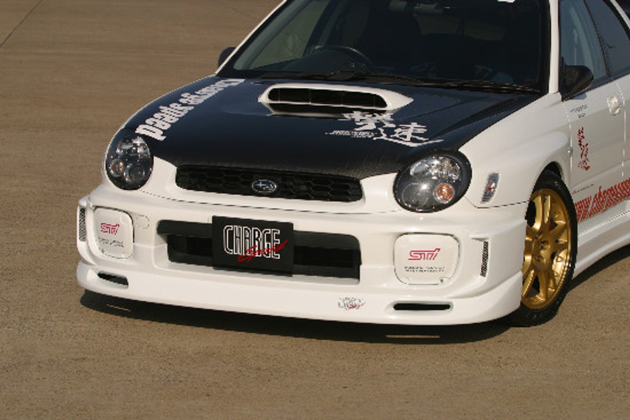 Charge Speed 2002-2003 Subaru Impreza GD-A Round Eye Former Model Type-1 Full Lip Kit