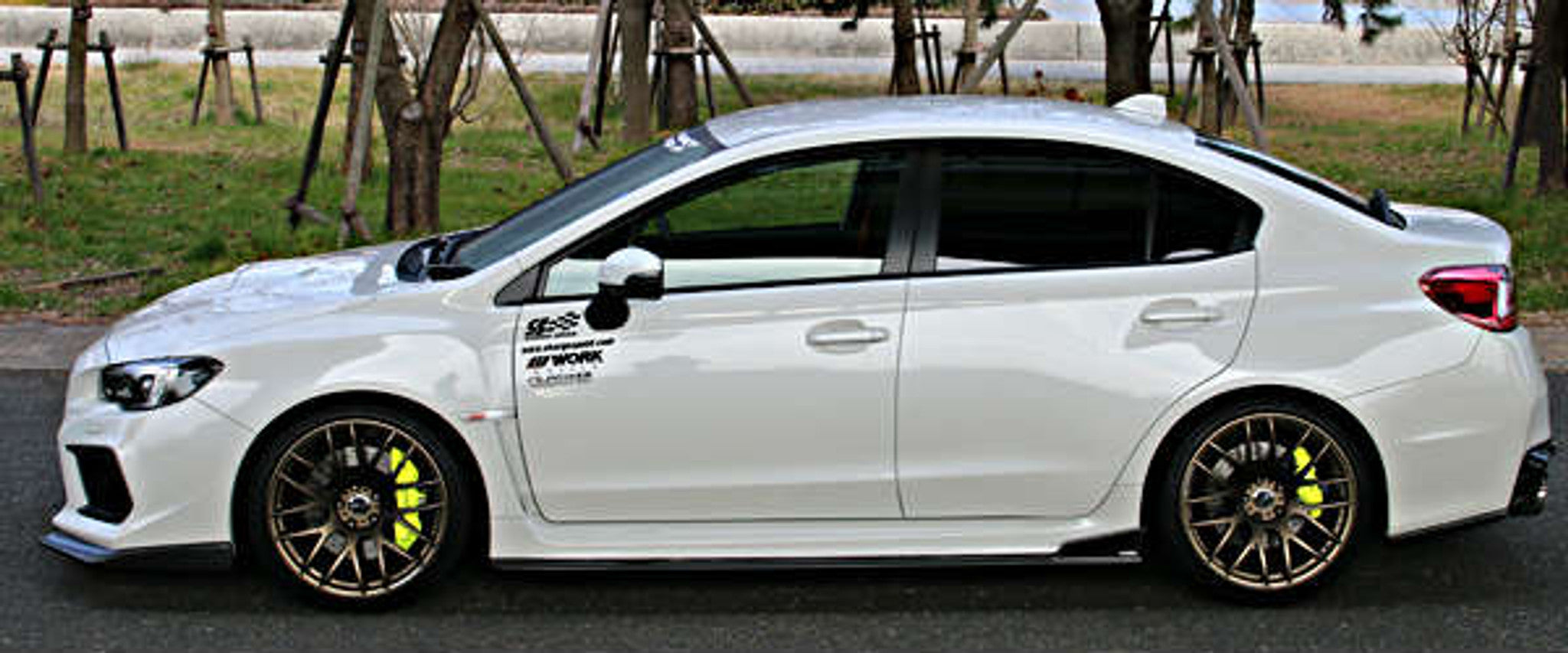 Charge Speed 2018-2021 Subaru WRX STi 4 Doors Sedan VA-D BottomLine FRP Lip Kit With Type 2 Side Skirts for STi