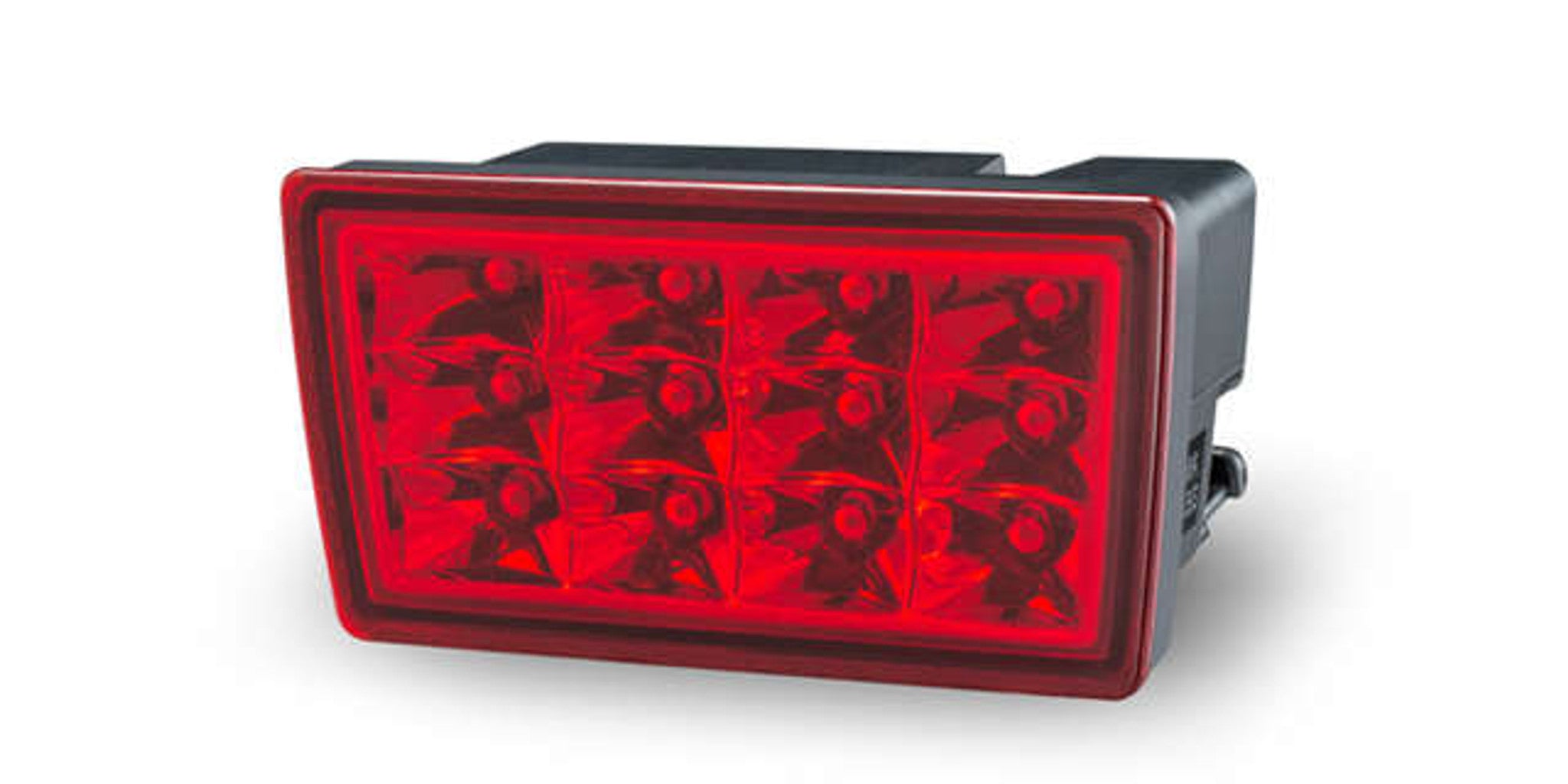 Charge Speed JDM Spec Subaru Dark ALL Red LED back fog lamp with F1 style flash brake lamp-LENS=RED, REFLECTOR= RED CHROME