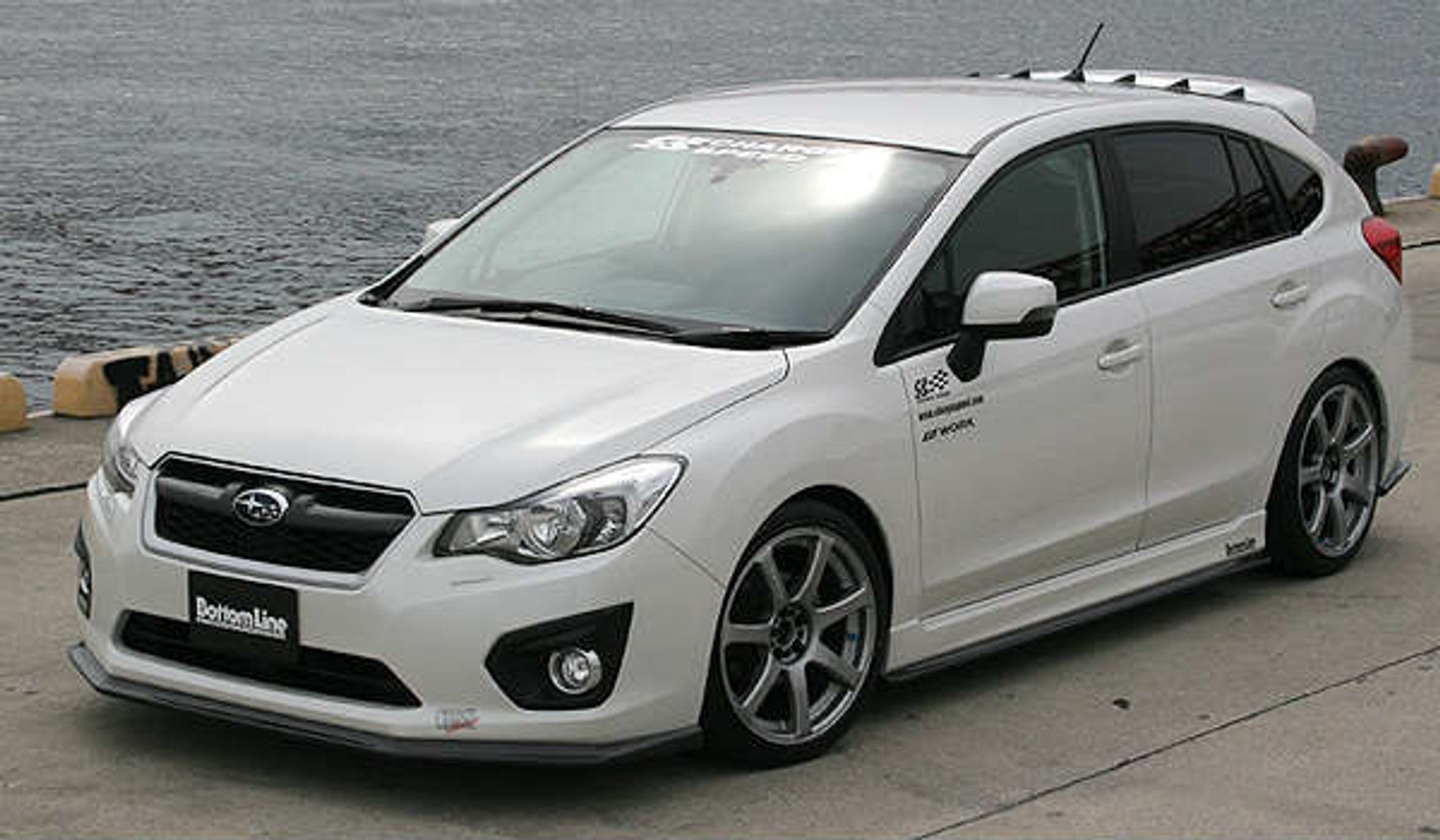 Charge Speed 2012-2015 Subaru Impreza 4Dr Sedan GJ/ 5Dr Hatchback GP Bottom Line Carbon Side Skirts To Be Use With OEM Side Skirts