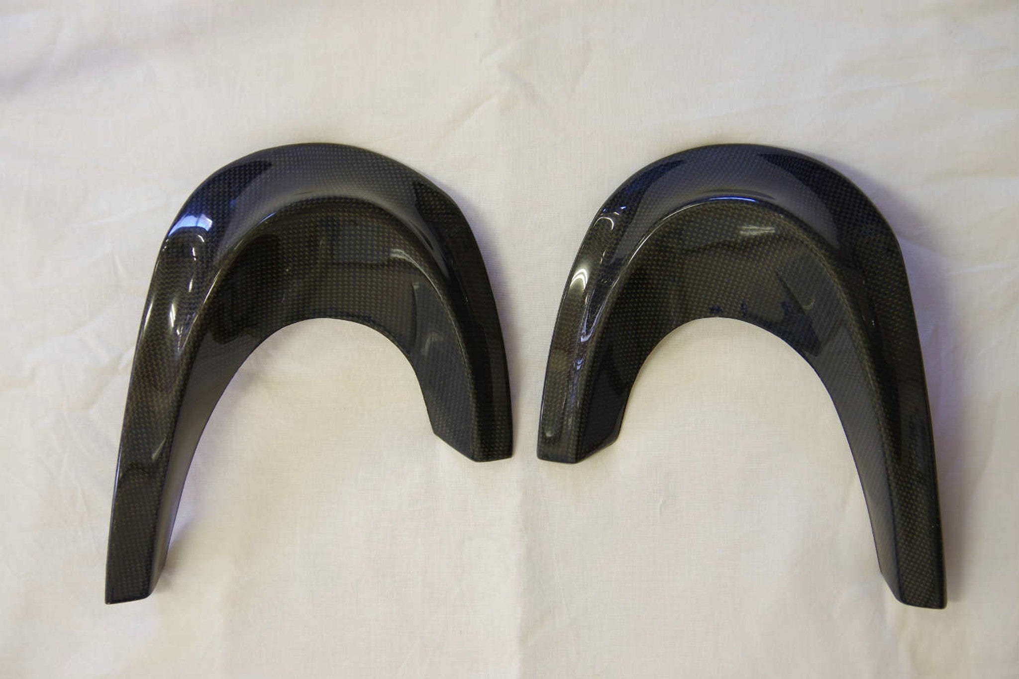Charge Speed 2003-2008 Nissan 350Z Carbon Heat Shields For Exhaust Tip on OEM Rear Bumper