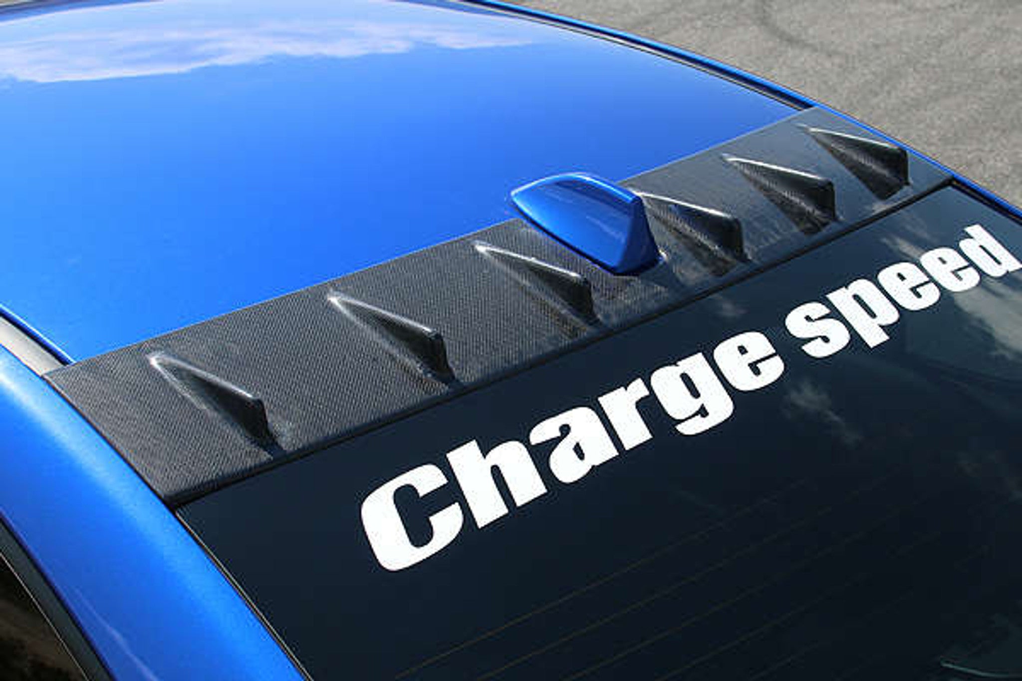Charge Speed 2015-2021 Subaru WRX STi 4 Doors Sedan VA-B-C Carbon Roof Fin