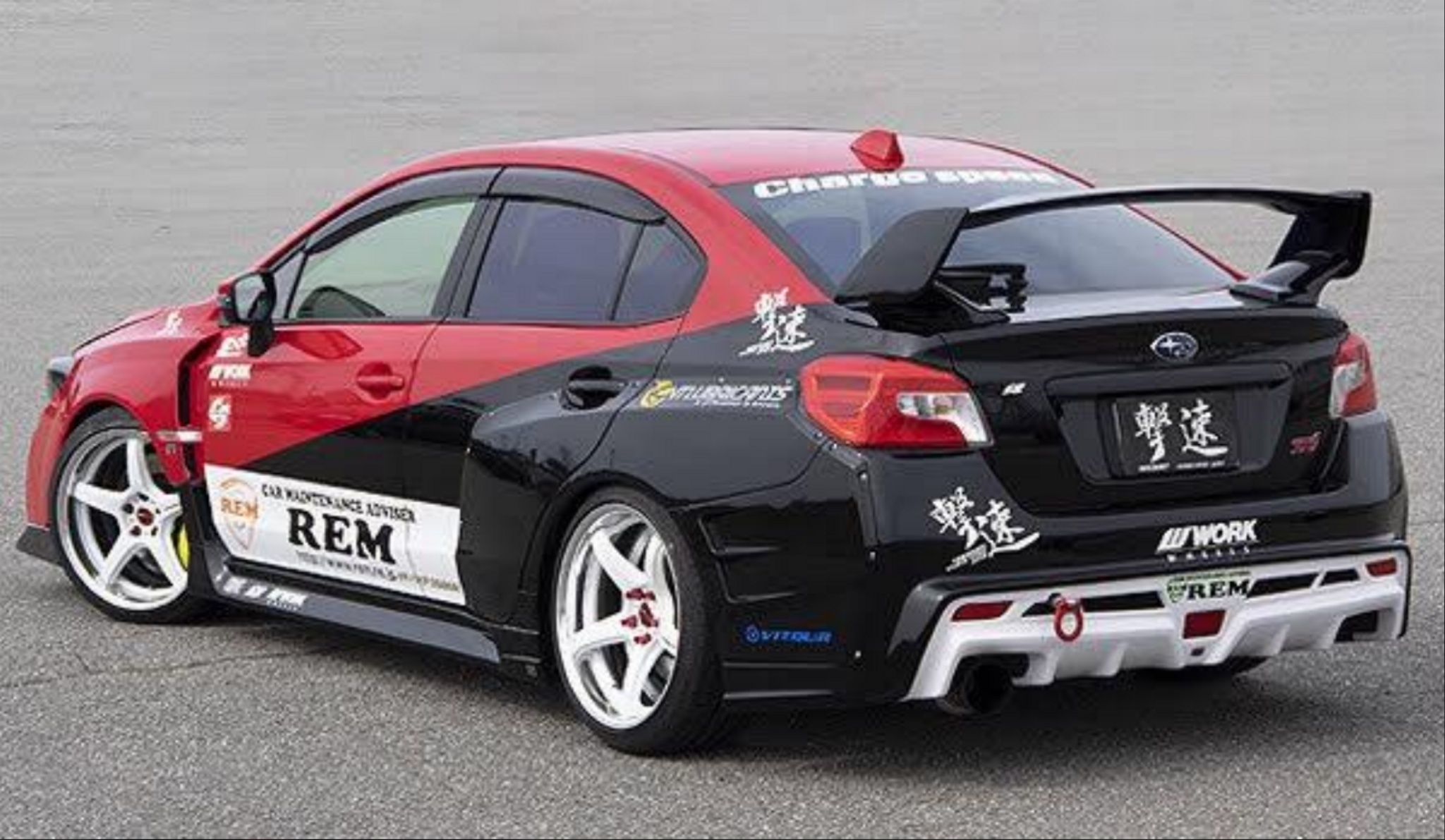 Charge Speed 2015-2021 Subaru WRX/ STi Type 3B FRP Wide Body Complete Kit with Type B FRP FRONT LIP