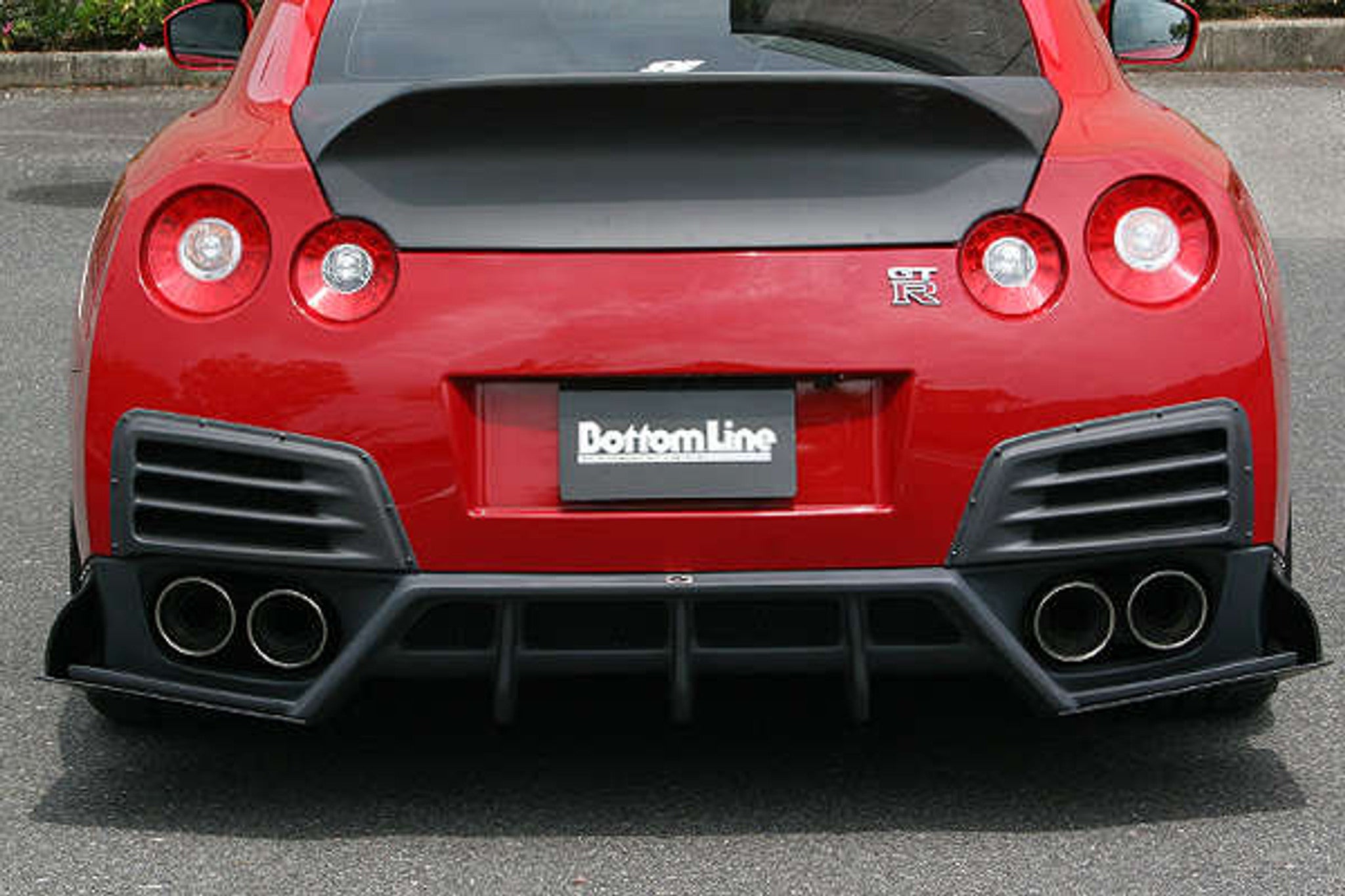 Charge Speed 2007-2011 Nissan GTR R35 Zenki Bottom Line Carbon Rear Bumper Diffuser
